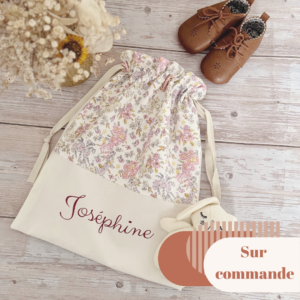 maxi pochon rangement personnalise bebe