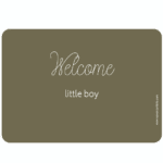 CARTE WELCOME LITTLE BOY +0,50€