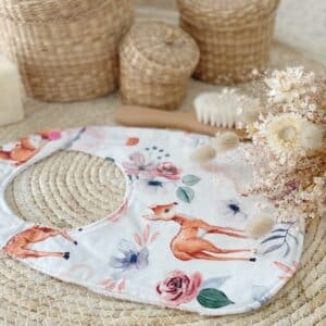 bavoir biches bebe cadeau naissance