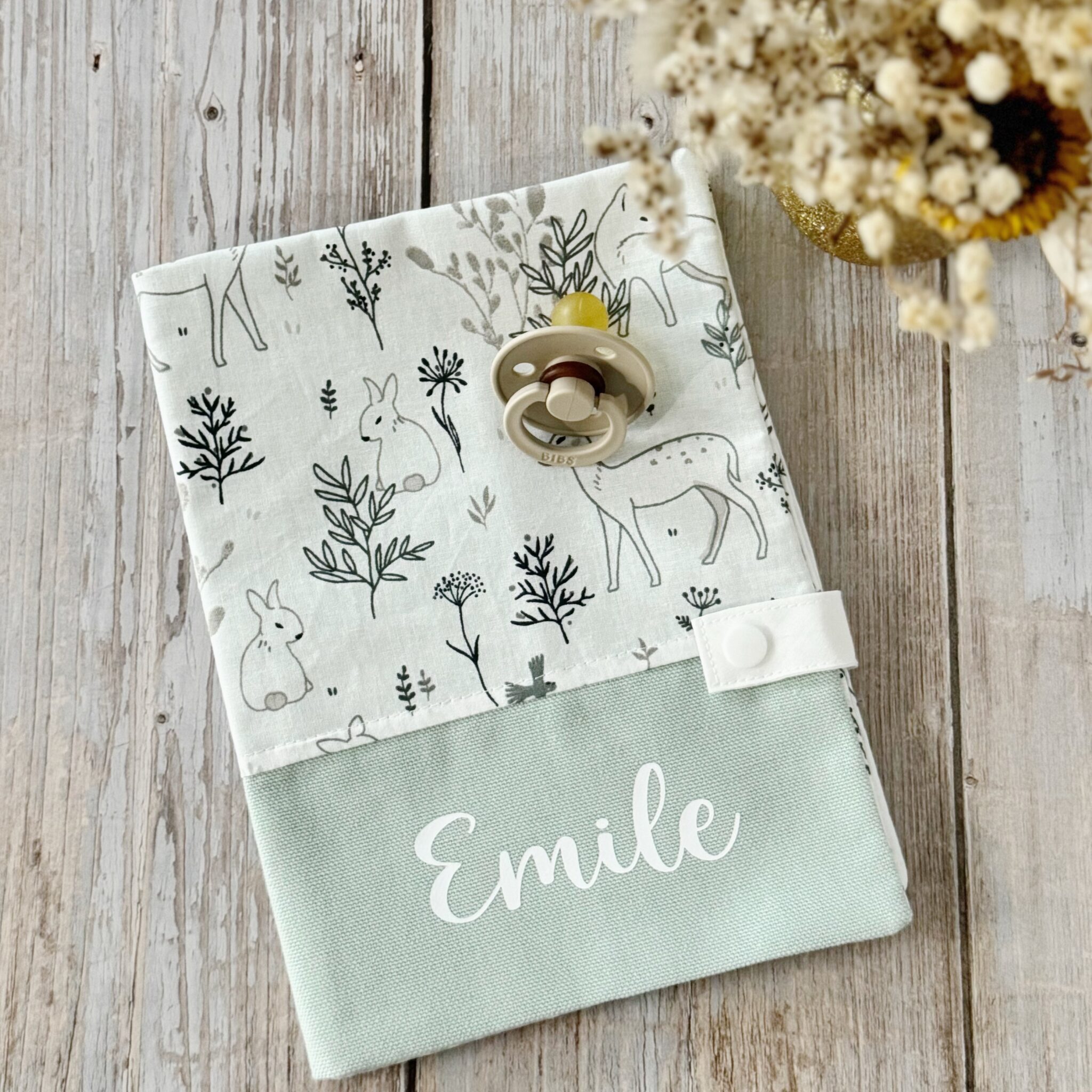  protège carnet de santé cadeau naissance bebe personnalise fille garçon