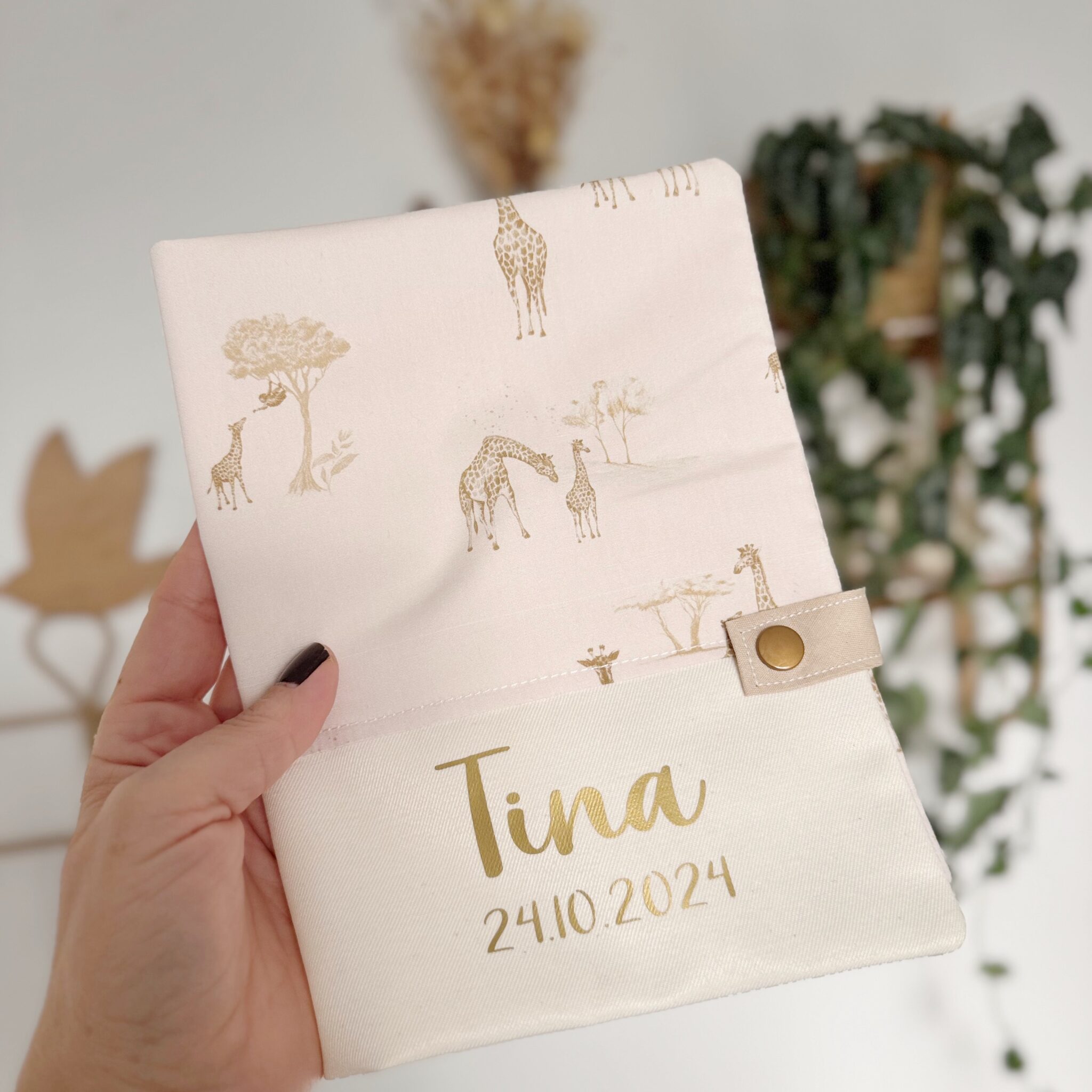  protège carnet de santé cadeau naissance bebe personnalise fille garçon