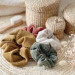 chouchou velours cotele made in france