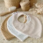 bavoir naissance bambou cadeau bebe
