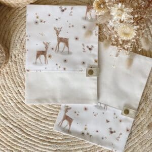protege carnet sante bebe bichette bichette bambi cadeau personnalise