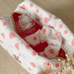 trousse maquillage matelassee interieur