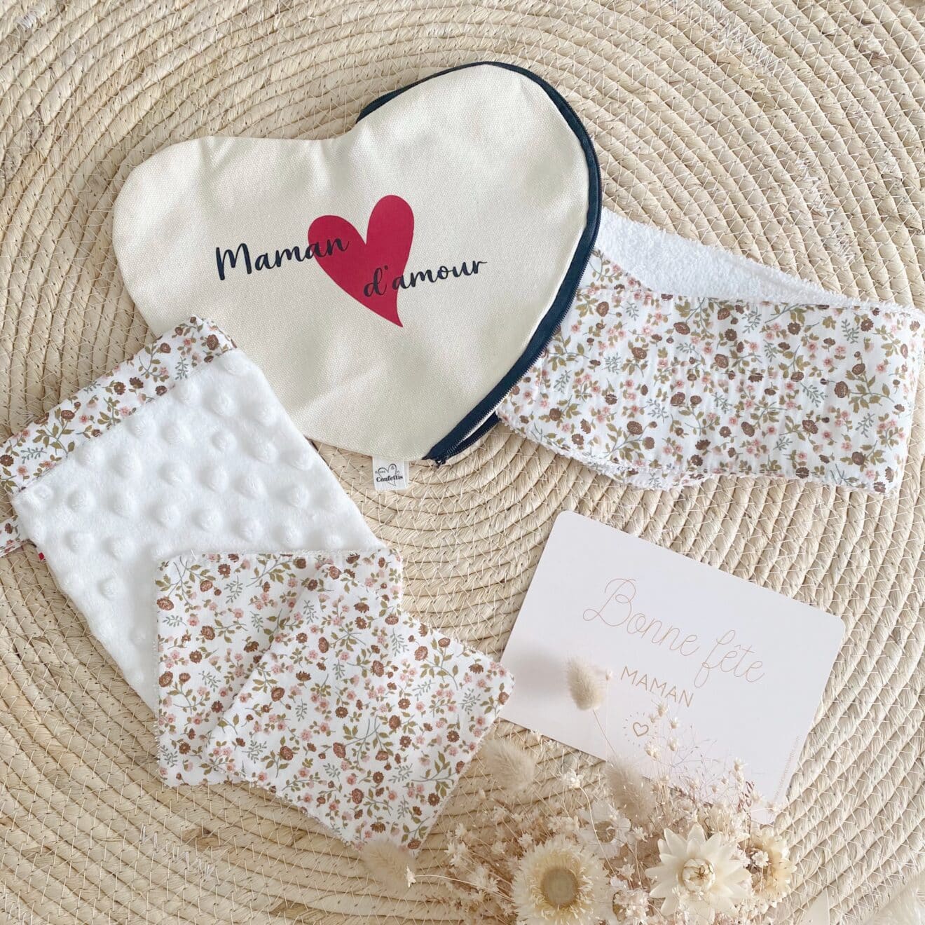 Body Bébé 'Je Suis Le Petit Cœur De Ma Mamie' - Cadeau Naissance, Annonce Grossesse Ou Fête Des Mamies - Coton