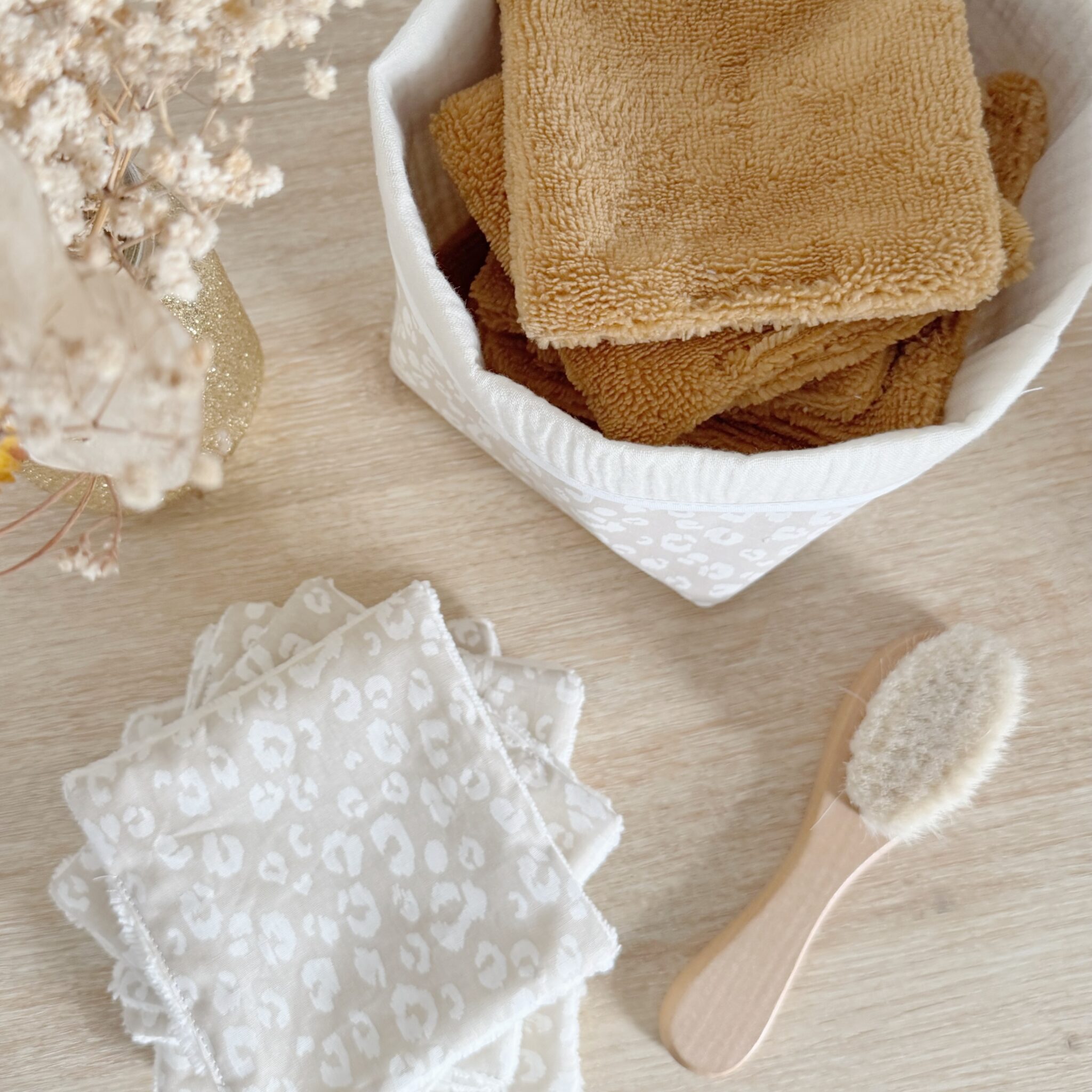 panier lingettes bebe