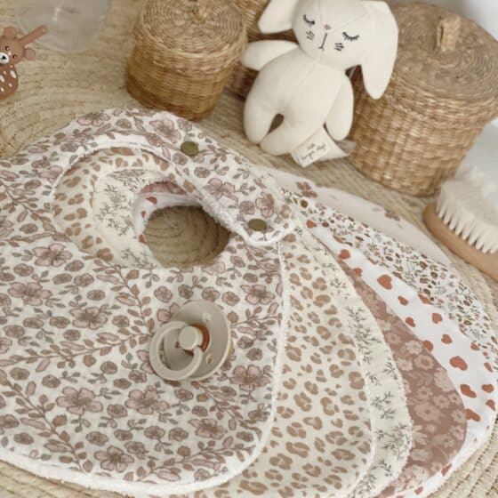 bavoir bebe eponge bio nude cadeau naissance