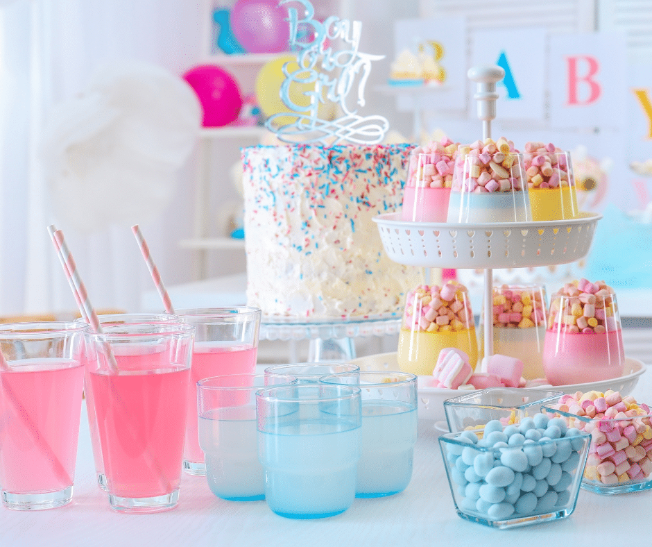 baby shower deco et gateau