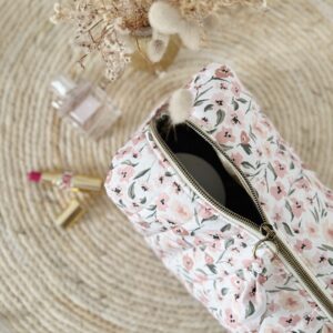 trousse toilette matelassee cadeau personnalisee made in france