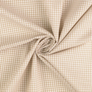 vichy beige petits carreaux