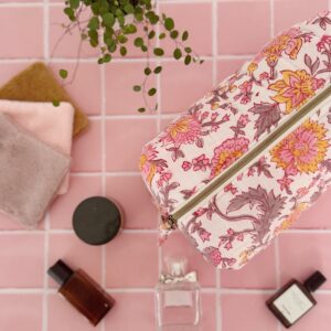 trousse de toilette personnalisée imperméable matelassée
