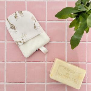 gant toilette enfant autonomie proprete safari