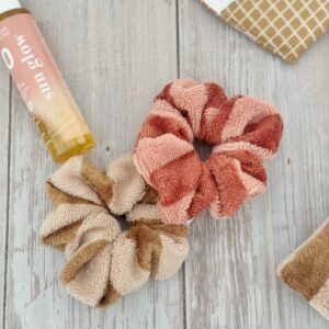chouchou cheveux éponge bisous salés
