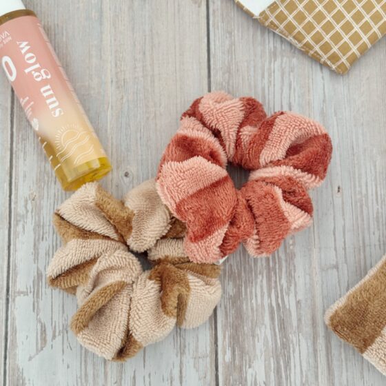 chouchou cheveux éponge bisous salés