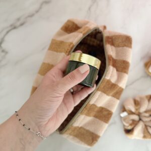 trousse de toilette ibiza eponge rayures