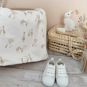couverture bebe safari cadeau personnalisé made in france