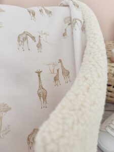 Couverture bébé sherpa Safari – Image 3
