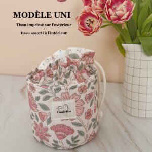panier pochon maquillage uni