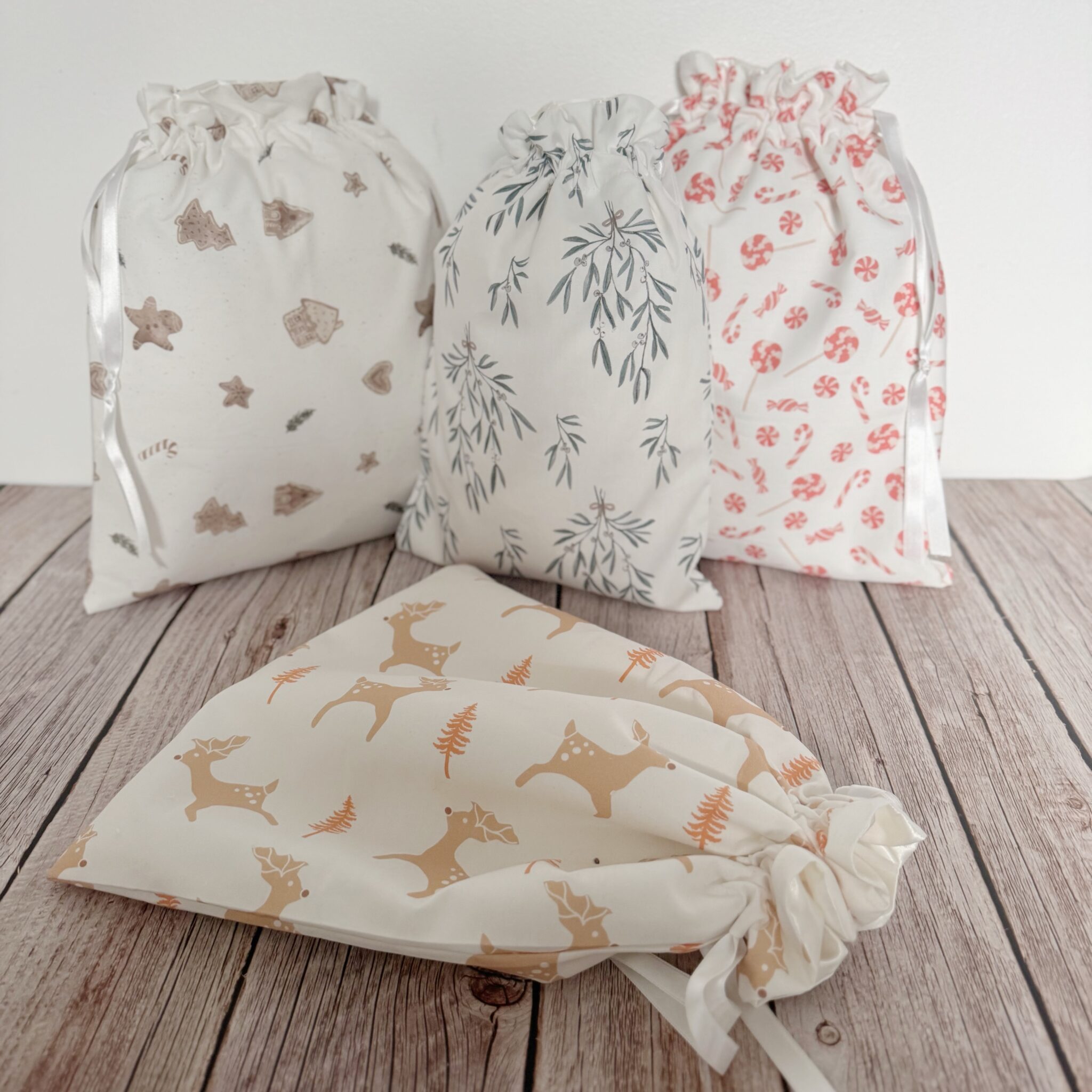 pochons noel emballage cadeaux