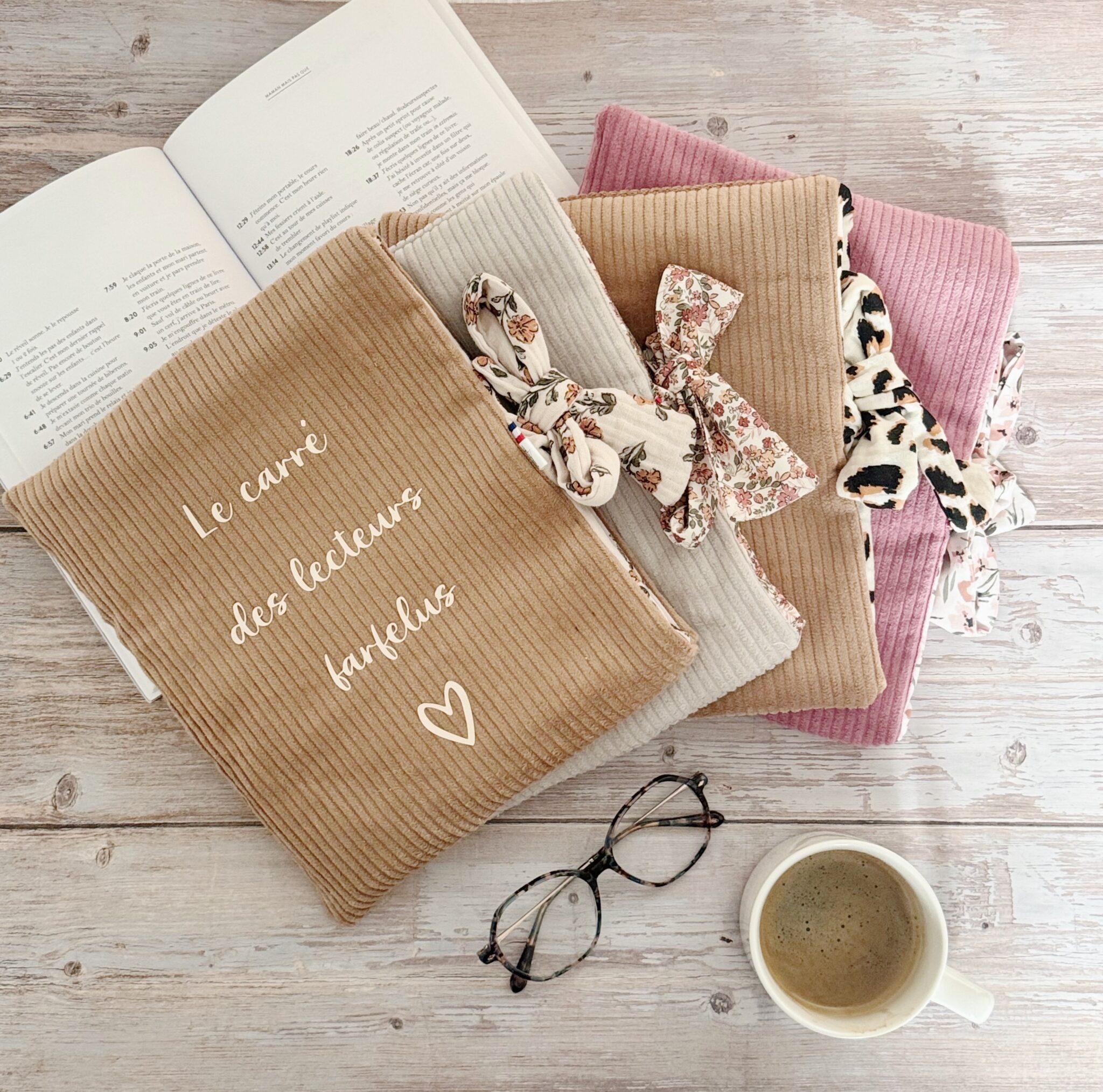 housse livre pochette livre personnalisée