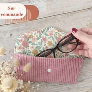 Etui à lunettes velours