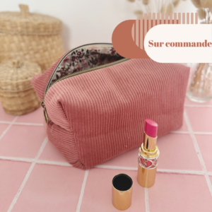 Trousse velours (intérieur imperméable)