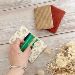 porte cartes velours personnalisé cadeau fete des meres peres grands meres