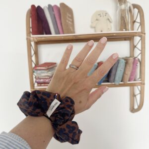 chouchou leopard made in france accessoires