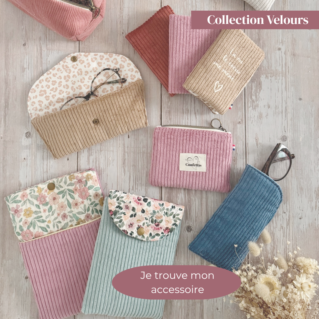 collection velours accessoire femme