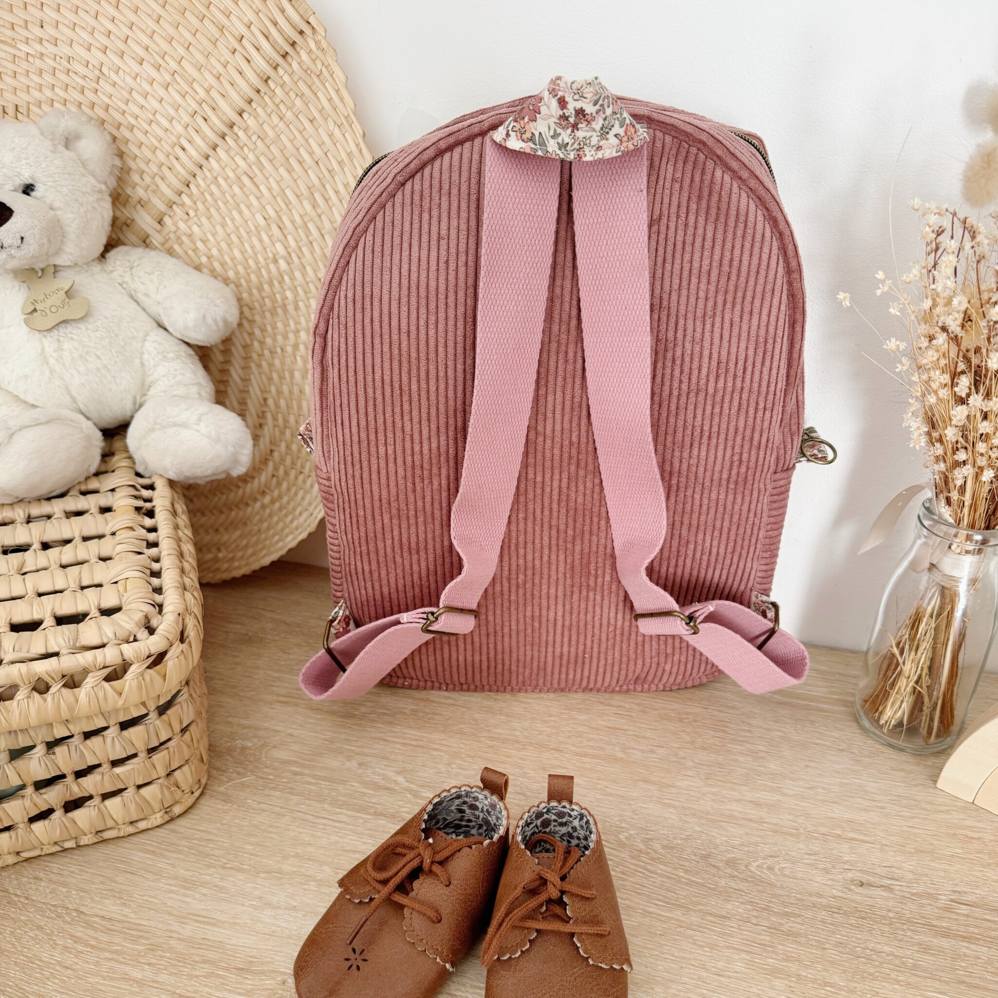 sac a dos maternelle enfant detail bretelles reglables dos