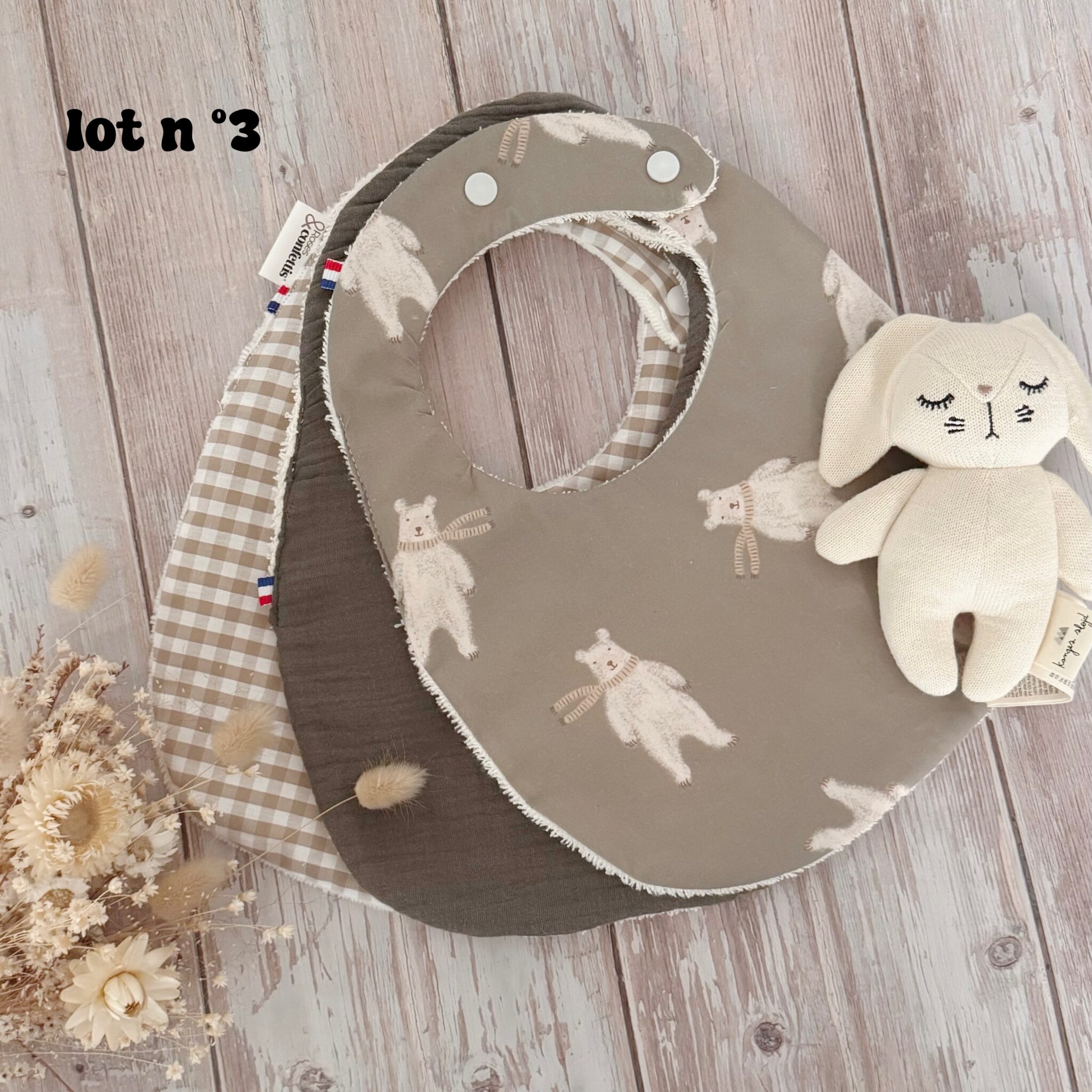 bavoir bebe garcon naissance